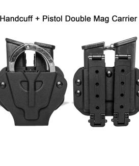 Handcuff +Double Magazine Carrier 
